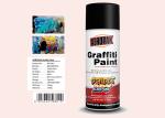 Plastic White Color Graffiti Spray Paint Fastest Dry Time For Indoor / Outdoor