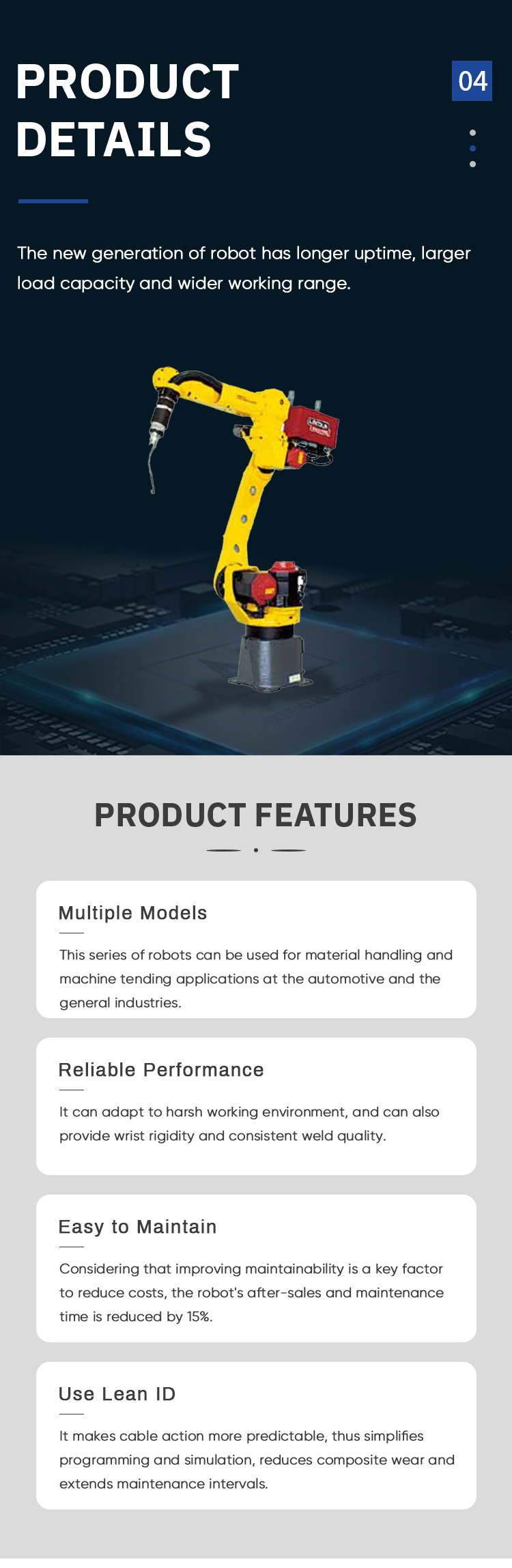 Mag Mig Automatic Welding Robot Arm TM-GIII 6 Axis with DM350 Welding Machine for Industrial Welding Robot Solution