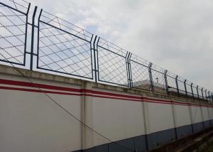 China Military Welded Rhombus Razor Mesh Fence For Perimeter Protection wholesale