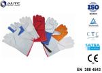 Leather Heat Resistant PPE Safety Gloves Soft High Dexterity For Welding Oven