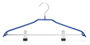 China Multifunctional Straight Shoulders Thick Wire Chrome Wire Hangers wholesale
