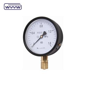 China panel 100mm kg/cm2 flange type pressure manometer wholesale