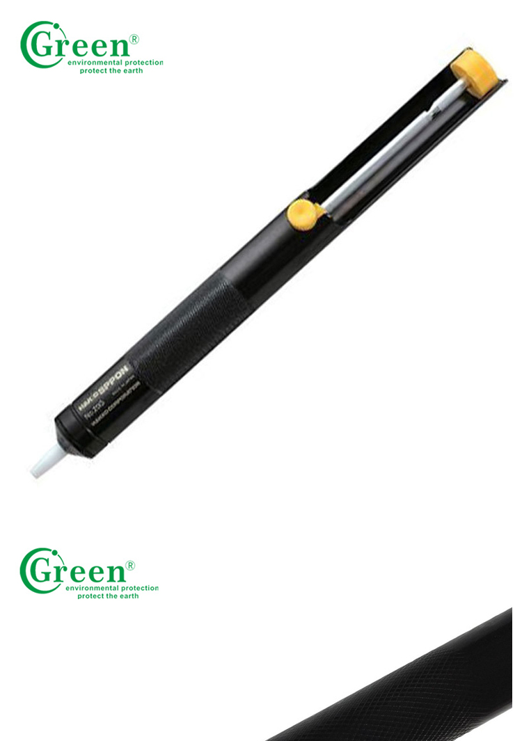 Green DP016 Desoldering Vacuum Pump , Aluminum Alloy Desoldering Station Vacuum Gun