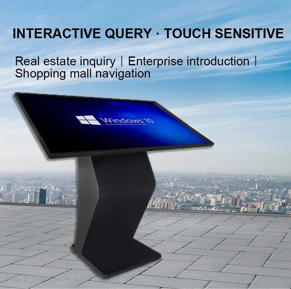 All In One Interactive Self Service Kiosk 21.5 32 43 55 Inch Touch 1920 X 1080