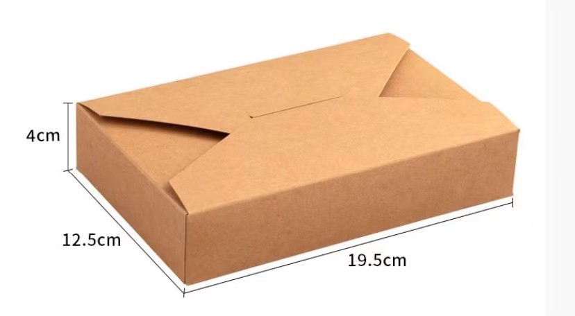 250gsm Food Tea Packaging Kraft Paper Box Matt Lamination food grade brown paper bag