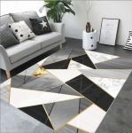 3D Printed Flower Geometric Style Floor Carpets For sofa , Bedroom, Living Room