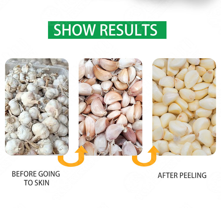 New Design Multi-Function Food Factory Shock Absorber Mini Garlic Peeler Machine