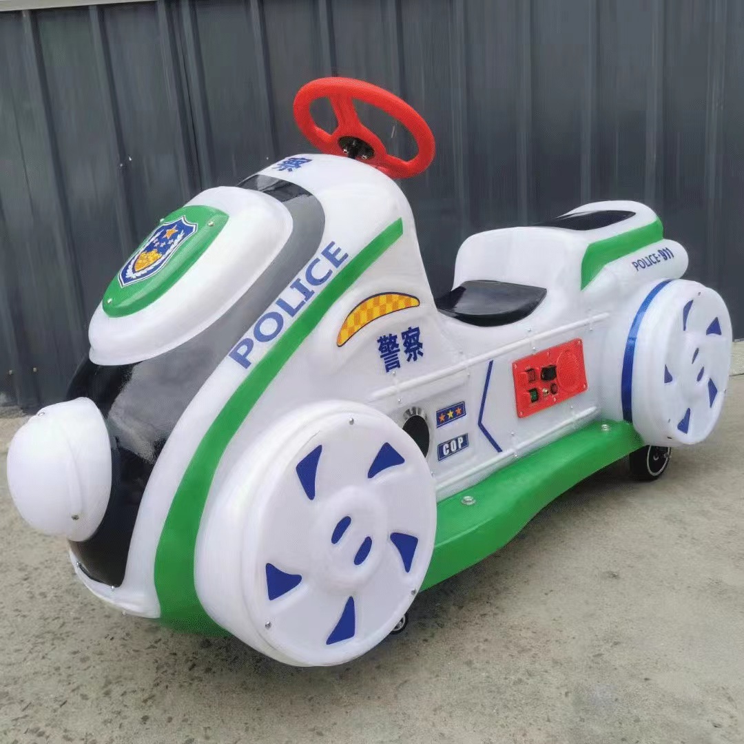 Small Amusement Park Electric Bumper Car Lighting and Remote Control for 8 to 13 Years Old