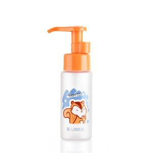 China Logo Printing White 50ML PET Plastic Pump Bottles Lightweight wholesale