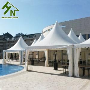 China PVC Fabric Luxury Pagoda Tent 20x20 Ft Gazebo Wedding Party Maquee wholesale