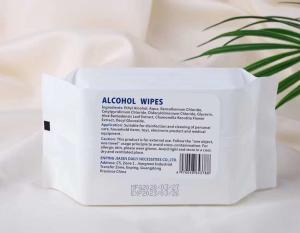 China 75% Alcohol Disinfectant Wipes / Non Woven Hospital Grade Alcohol Wipes wholesale