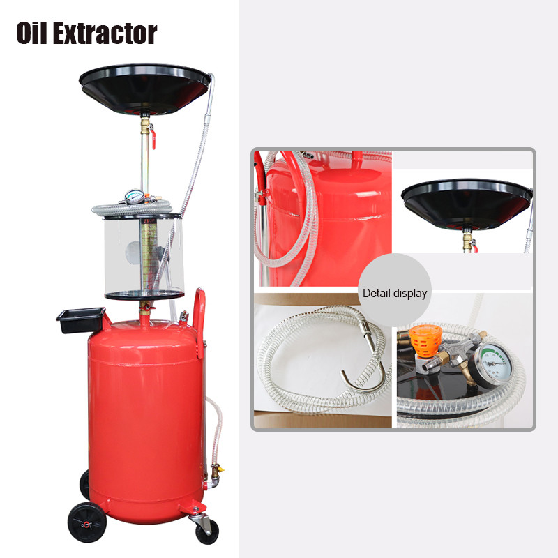 HW-8097 Air Operated Oil Drainer 10L Tank Waste Oil Suction CE