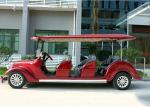Hotel Shuttle Classic Golf Cars , Street Legal Electric Vehicles 48V Battery