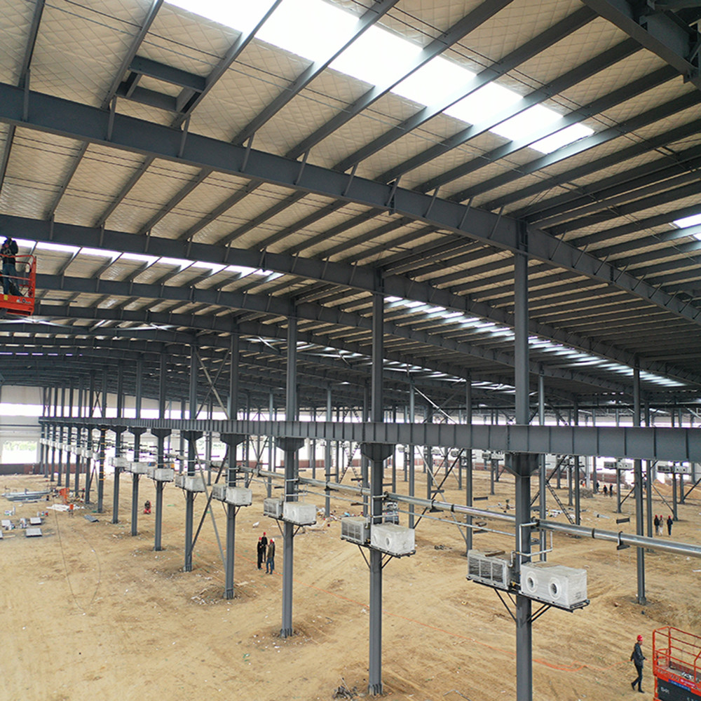 Customized Steel Frame Workshop Metal Frame Prefabricated Workshop Buildings