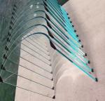 Toughened Curved Glass,Bending Tempered Glass For Construction