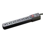 Surge Protection Portable 6 Outlet American Standard ETL Power Strip for Home