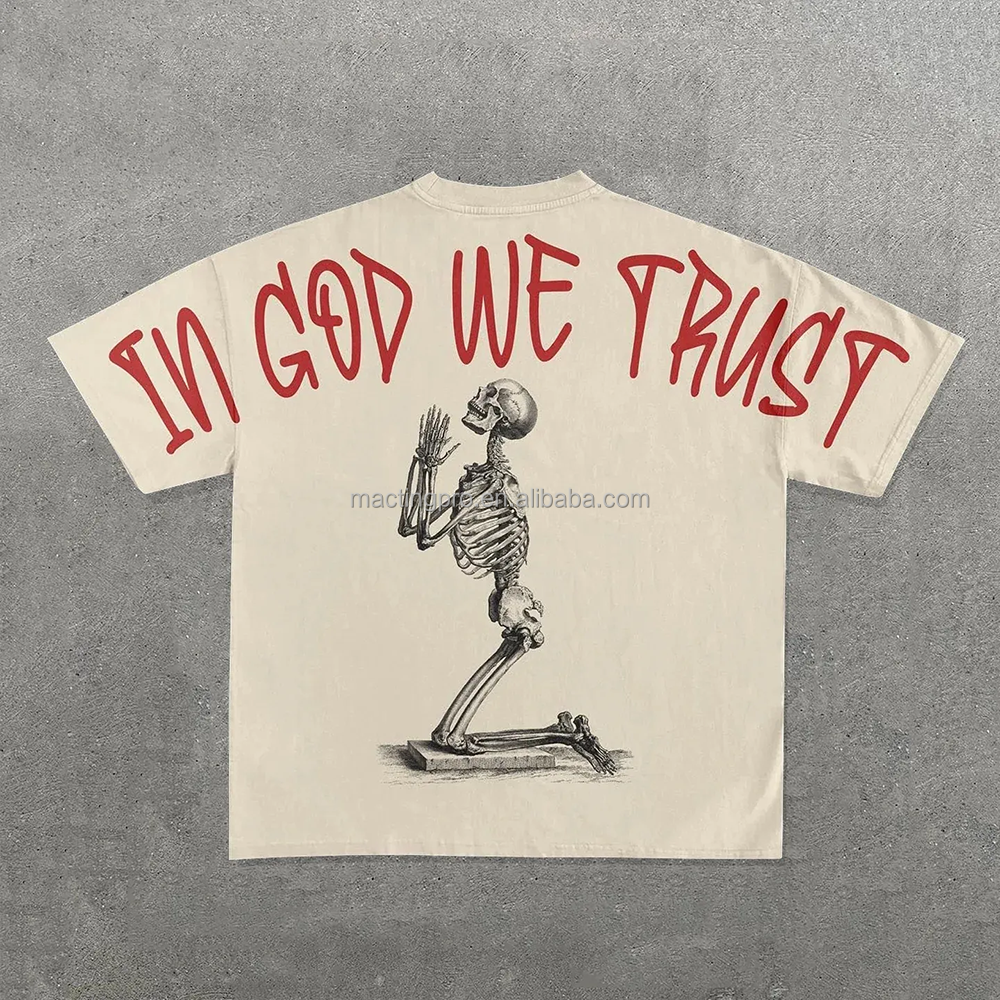 1000 Hip Hop Oversized Drop Shoulder Graphic Tees Dtg Print Screen Printing T-shirt Custom