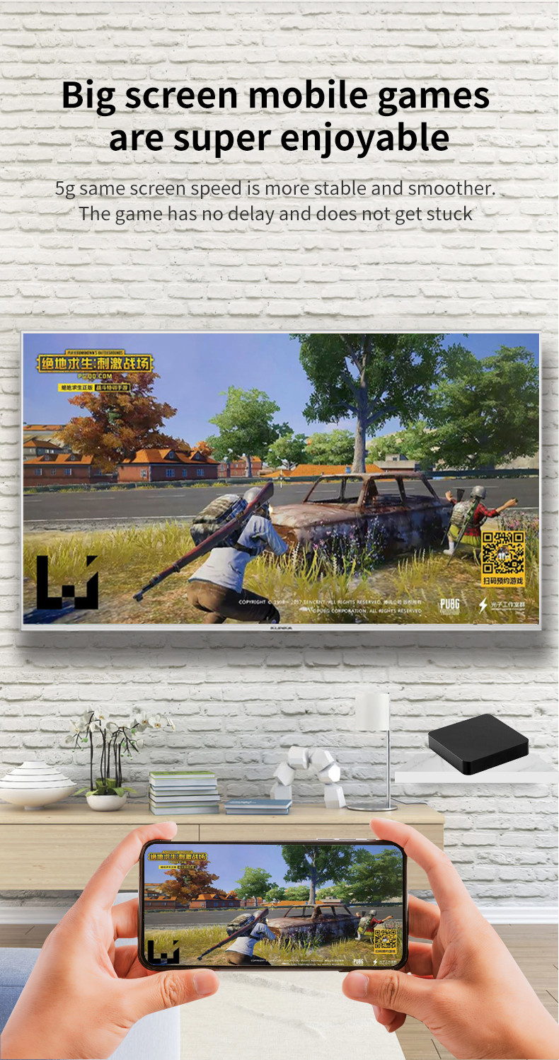 Windows 10 Wireless Hdmi Sender Audio Video 30m CE Approved