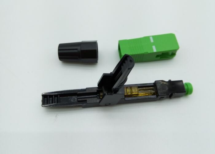 Pre - Polished Fiber Optic Fast Connector Easily Installed For 2 X 3 mm Drop Cable