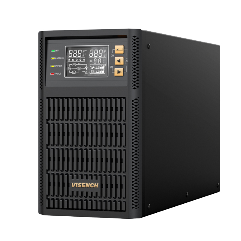 Visench 220V Single Phase Uninterruptible Power Supply 3000Va/2400W Sinewave Online Double Conversion Tower Ups Back Up