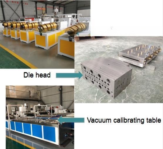 LED Lamp Production Line Plastic PVC Profile Extruder/Extrusion/Extruding Making Machine