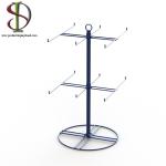 Wire Hooks Spinner Grocery 12 Pegs Countertop Display Rack