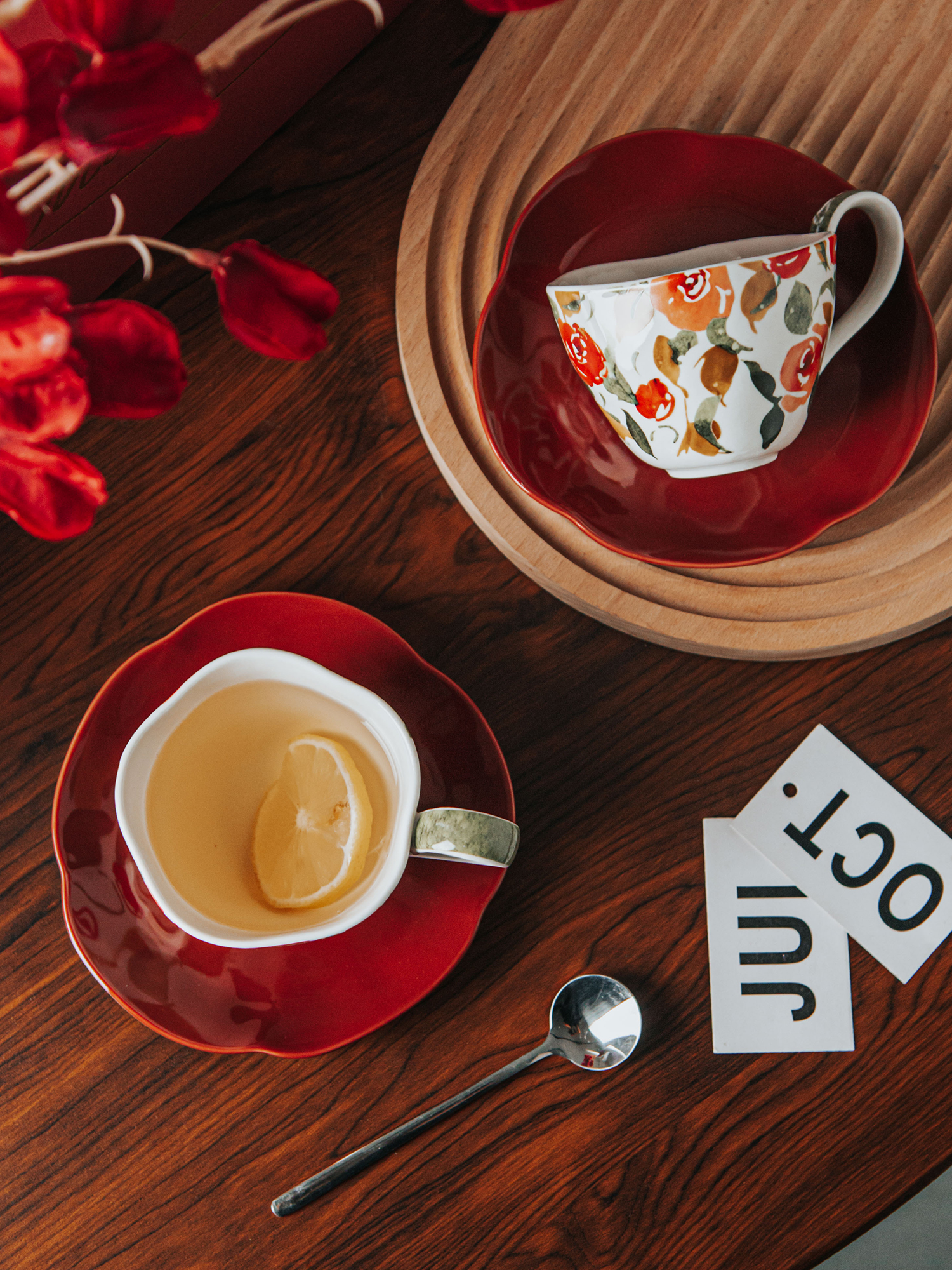 British Classical Fashion Ceramic Espresso Cups And Saucers Perfect For Garden Parties