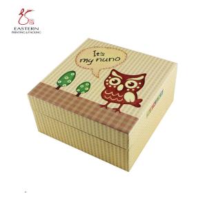 China Cartoon Pattern Recycled Cardboard Gift Boxes With Envelope Insert wholesale