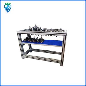 China Aluminium Extrusion Workbench Kit Turnover Cart Material Rack Multi-Layer Trolley wholesale