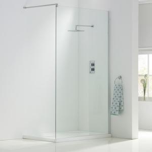 China Transparent Bath Shower Screen Glass Panel Tempered Glass Safety wholesale