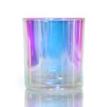 Wholesale Custom Unique Frosted Glass Candle Jars With Metal Lids