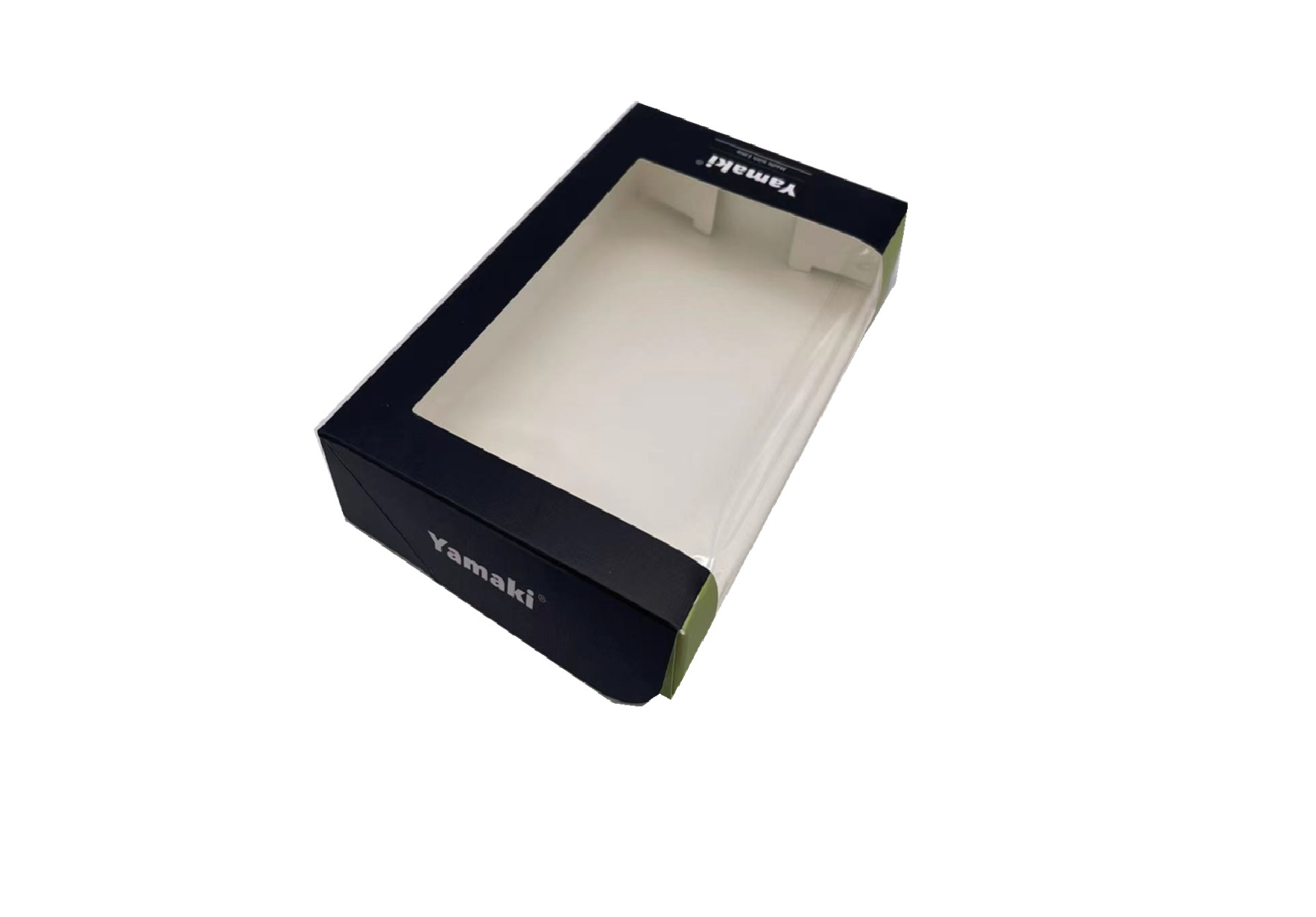 CMYK Sushi Paper Box With Lid 300-400gsm White Cardboard
