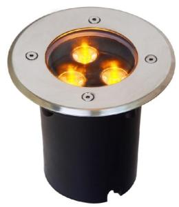 China LED Underground lights 3X1W Epistar Aluminum wholesale