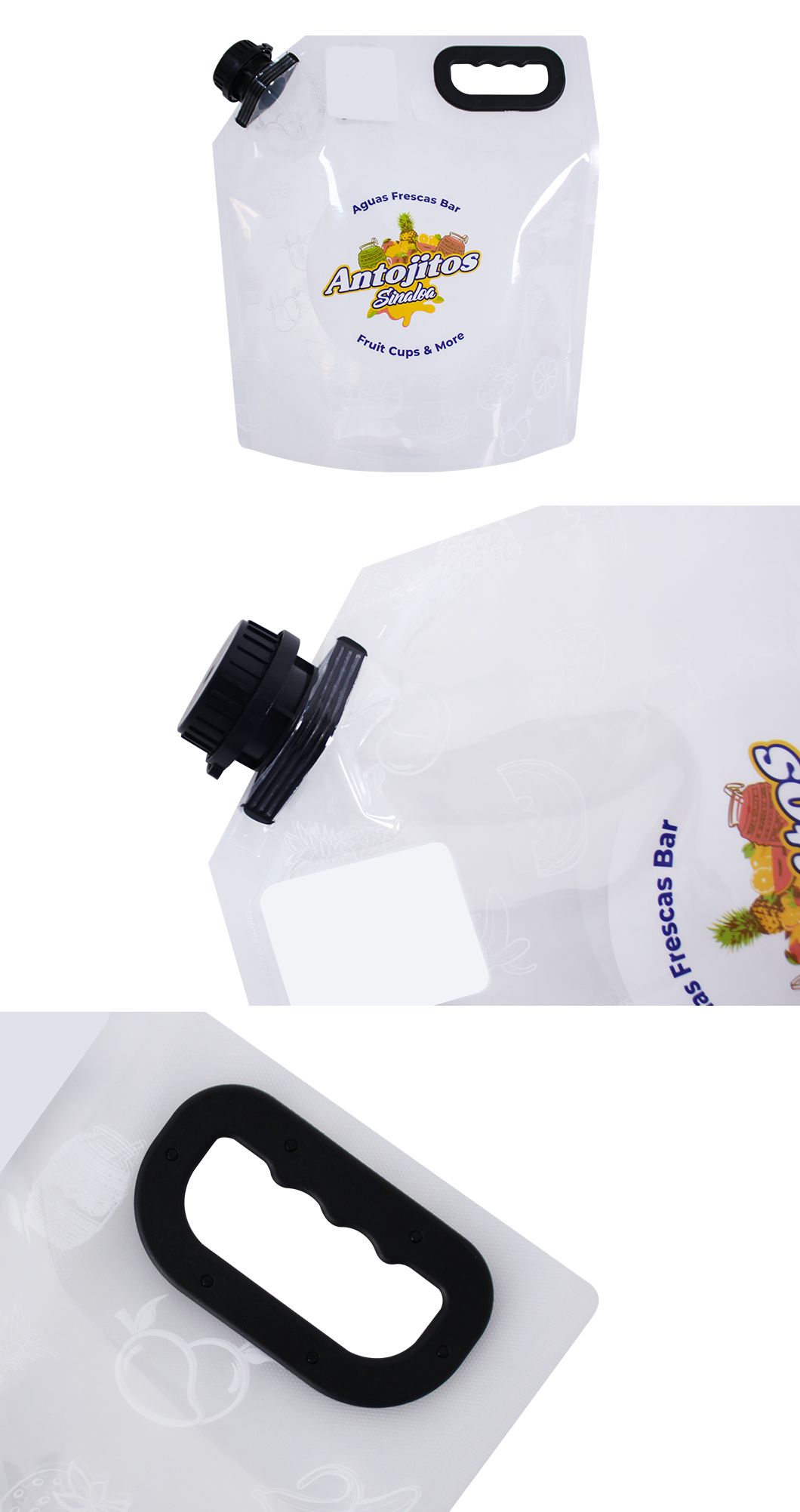 Food Grade Fruit Flavored Soda Packing Spout Bag Tomato Drink Pouch With Spout For Fruit Juice Vegetable Juice