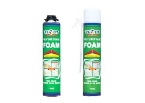 China Industrial PU Foam Spray Large Expansion Capacity 300ml / 500ml / 750ml wholesale