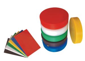 China Round Polythene Plastic Chopping Board / Durable Square Plastic Cutting Board wholesale
