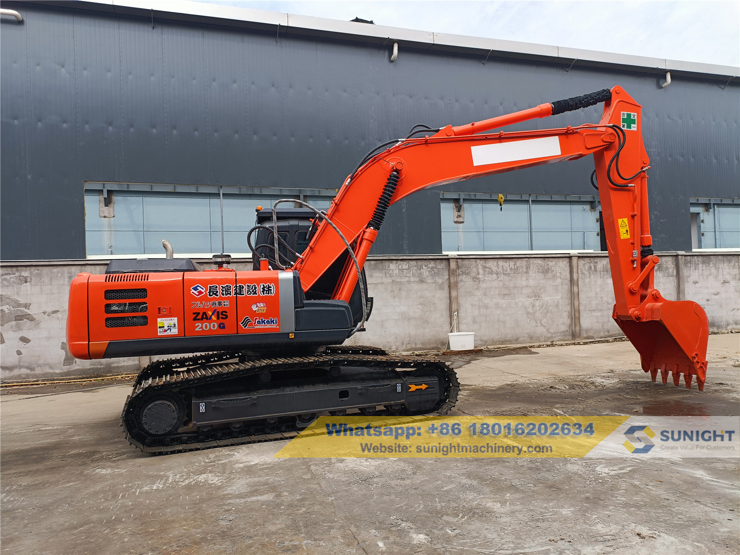 Used Hitachi Digger Mining Excavator Powered By Engine Core Components