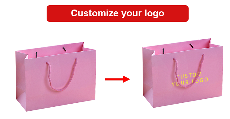 luxury Christmas Paper Shopping Bags Coated Paper for holiday gift