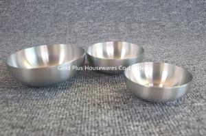 China 12cm Dia Metal Sauce Bowl For Home Tableware Vinegar SS Cereal Snack Dish wholesale
