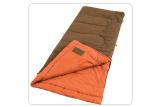 Rectangular Brown Flannel Envelope Brown PolyCotton Down Mountain Sleeping Bags