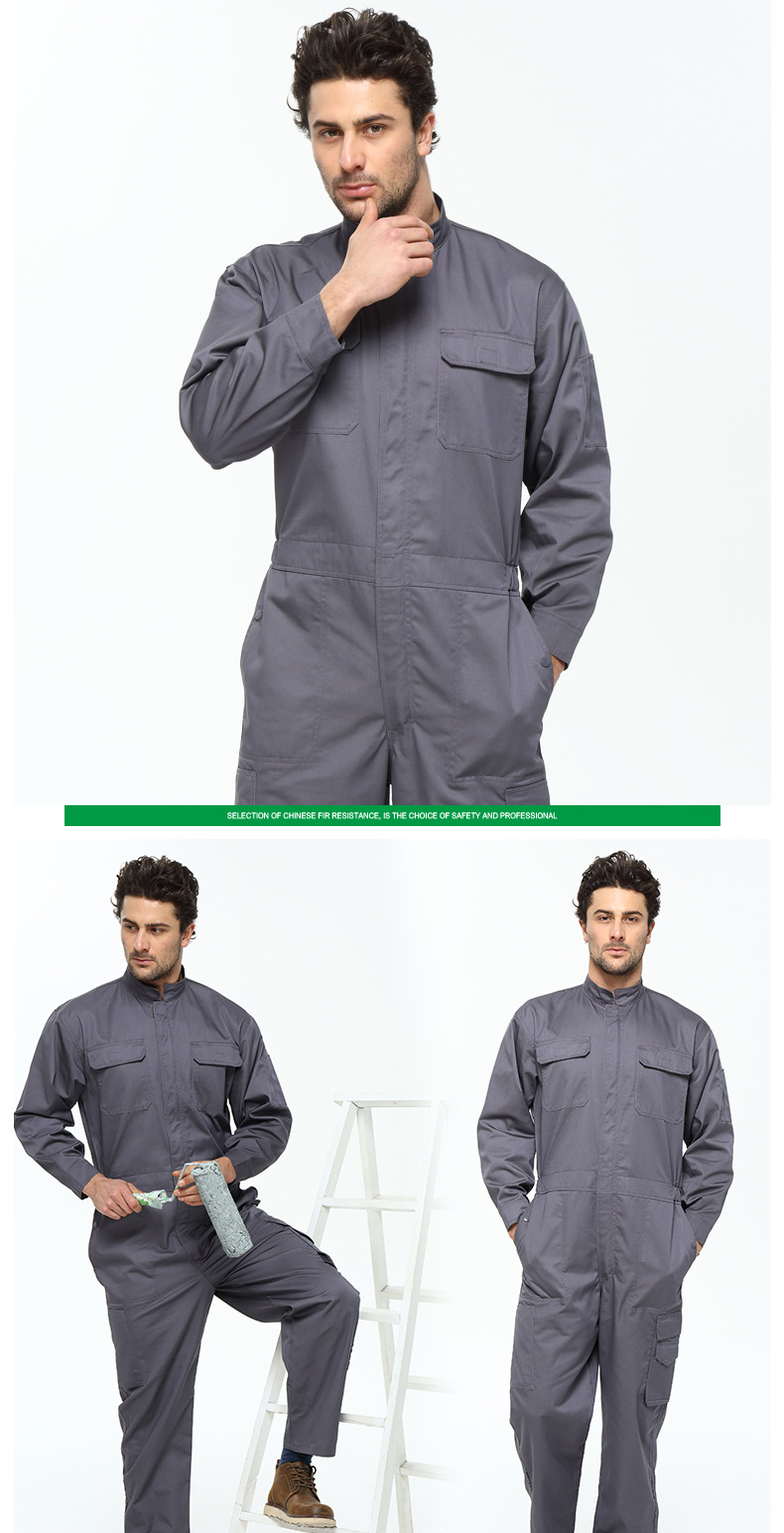 Work Clothing Men Women Long Sleeve Coveralls for Repairman Machine Auto Repair Welding