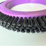 Stentex Brand Stenter Machine Parts Brush Wheel Black Nylon Hair Plastic
