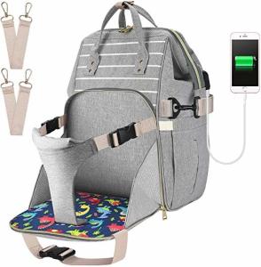 China Multi Function Baby Diaper Backpack 20L With Baby Seat wholesale