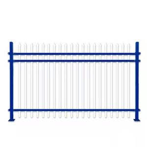 China Courtyard PVC Coated Galvanised Steel Palisade Fencing ODM OEM wholesale