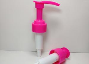 China Hand Pink Color SGS 33/410mm Lotion Dispenser Pump wholesale