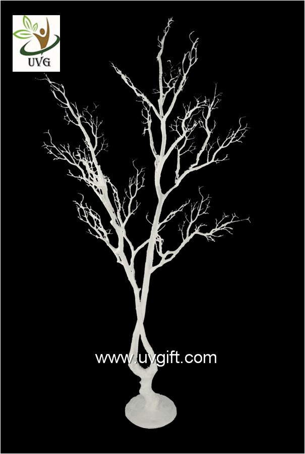 UVG white artificial twig tree with PE plastic branches for wedding decoration ideas DTR28