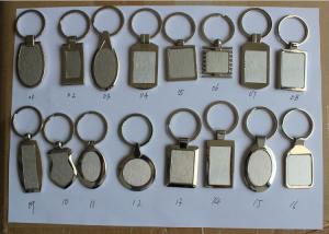 China OEM factory price Promotional Gifts cheap custom logo print blank key chain Wholesale.Metal coin wholesale