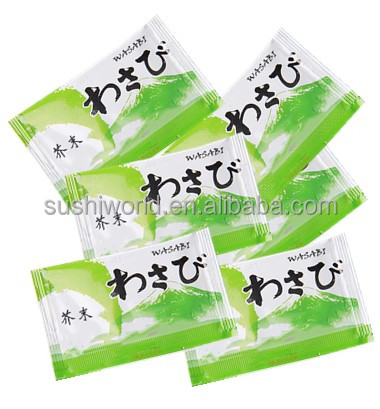 Non-Additives Dry Sushi Horseradish Sachet 1kg Wasabi Powder for 24 Months Shelf Life
