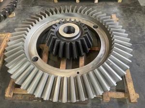 China High Strength Steel Straight Bevel Gear With HRC 58-62 Hardness wholesale