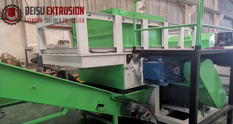 Pe Pp Pvc 3000kg/H Plastic Shredder Machine With Harder Blade